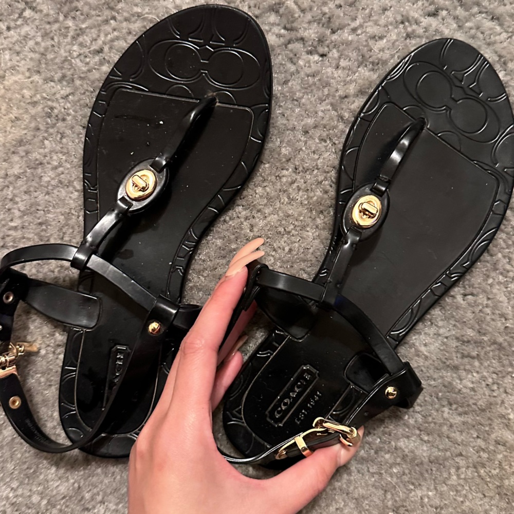 brand new coach sandals